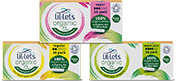 A group of products from Lil-Lets' organic range