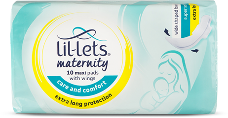 Maternity Pads with wings